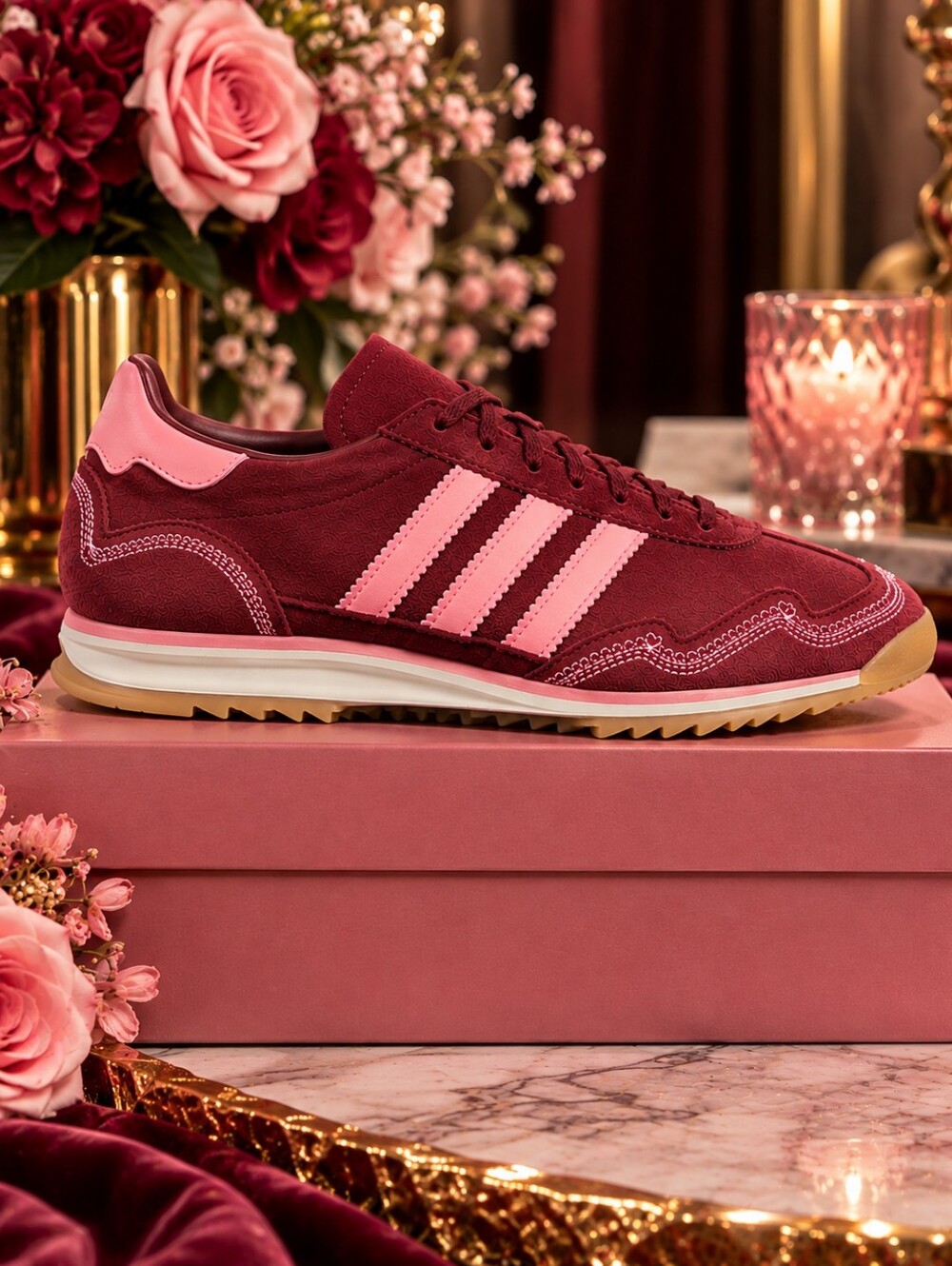 adidas Originals SL 72 OG W – Pink Spark / Shadow Red – Women’s Size 9 – NIB